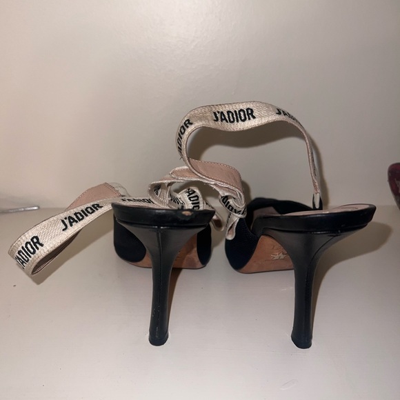 SWAP desired Dior Black Slingback Heels - Picture 3 of 7